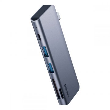 Adaptér Baseus Harmonica 5-in-1 HUB Type-C UCN3266 Adaptér Baseus Harmonica 5-in-1 HUB Type-C UCN3266