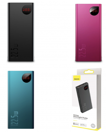 Powerbanka Baseus Adaman 10000mAh PD3.0 & QC3.0 Powerbanka Baseus Adaman 10000mAh PD3.0 & QC3.0