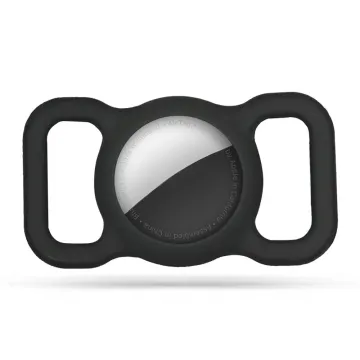 Pouzdro Tech-Protect Smooth Pouzdro pro Apple AirTag 1 / 2 k uchycení na psí obojek - černé