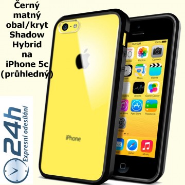 Černý matný kryt Shadow Hybrid na iPhone 5c Černý matný kryt Shadow Hybrid na iPhone 5c