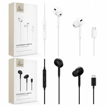 Tech-Protect Ultraboost Core G3 drátová USB-C sluchátka s mikrofonem