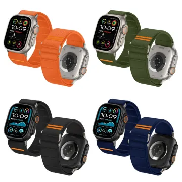 Řemínek Tech-Protect Nylon Slip Apple Watch 6 7 8 9 10 SE ULTRA 1 2 44 45 46 49mm