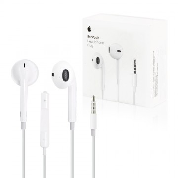 Sluchátka Apple EarPods MNHF2ZM/A s 3,5mm sluchátkovým konektorem Sluchátka Apple EarPods MNHF2ZM/A s 3,5mm sluchátkovým konektorem