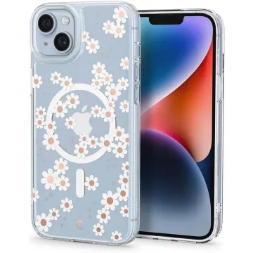 Pouzdro Spigen Cyrill Cecile Mag iPhone 14 Plus / 15 Plus White Daisy
