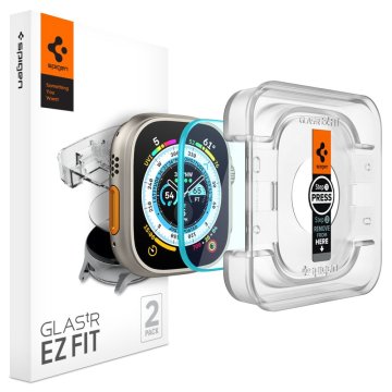 Tvrzené sklo Spigen GLAStR EZ FIT 2-Pack Apple Watch Ultra 1/2 (49mm) čiré