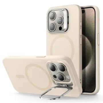 Pouzdro ESR CLOUD KICKSTAND HaloLock MagSafe iPhone 15 Pro Max béžové