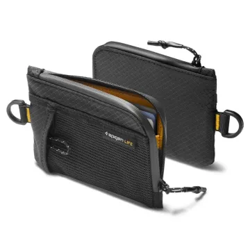 Spigen LF300 Soft RFID peněženka na karty, černá