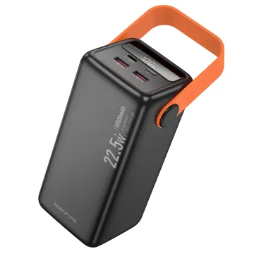Powerbanka Borofone BJ66A Magnifico 50000mAh 22.5W QC + PD LED svítilna 2×USB-A + USB-C