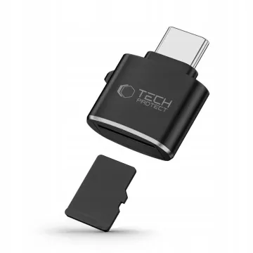 Čtečka MicroSD/TF karet Tech-Protect UltraBoost USB Type-C černá