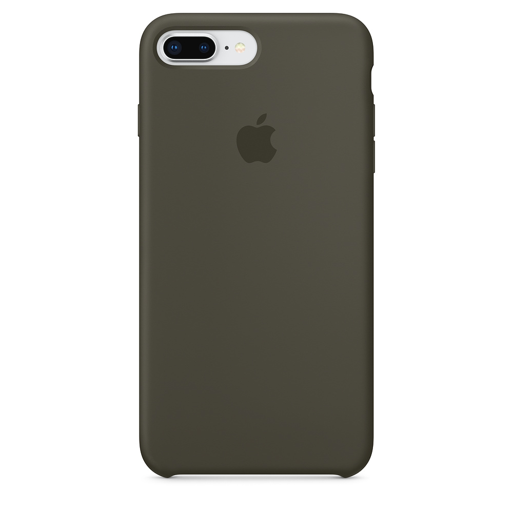 Silikonový kryt Apple Silicone Case iPhone 8 Plus / 7 Plus Tmavě olivový (Dark Olive) Silikonový kryt Apple Silicone Case iPhone 8 Plus / 7 Plus Tmavě olivový (Dark Olive)