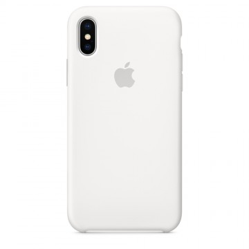 Silikonový kryt Apple Silicone Case iPhone Xs/X MRW82ZM/A Bílý (White) Silikonový kryt Apple Silicone Case iPhone Xs/X MRW82ZM/A Bílý (White)