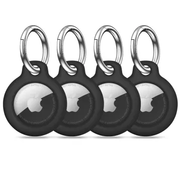 Tech-Protect Rough 4-Pack Apple AirTag 1 / 2 černá