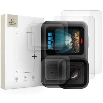 Sada ochranných skel Tech-Protect Glass Fit+ 2-set GoPro Hero 13 čirá