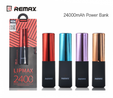 Stylová externí baterie Remax LipMax PowerBank 2400mAh Stylová externí baterie Remax LipMax PowerBank 2400mAh