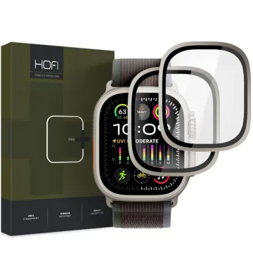 Tvrzené sklo HOFI Glass Ring 2-Pack Apple Watch Ultra 1/2/3 (49mm) titan
