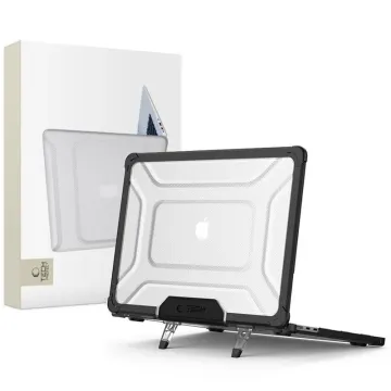 Tech-Protect SmartShell Pro MacBook Air 13" M2-M5 2022-2026 black/clear