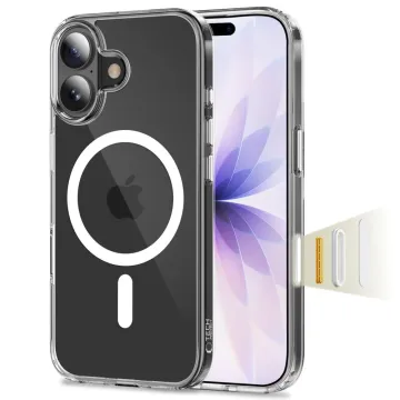 Kryt Tech-Protect FlexAir Hybrid CC MagSafe iPhone 17 čirý