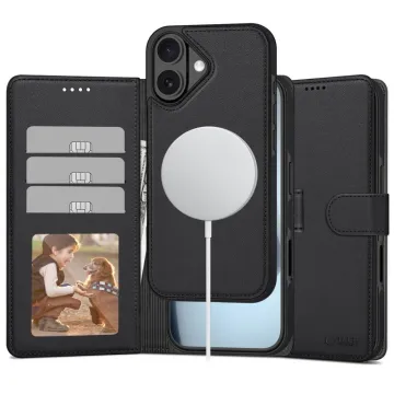 Pouzdro 2v1 Tech-Protect Wallet MagSafe iPhone 17 matná černá