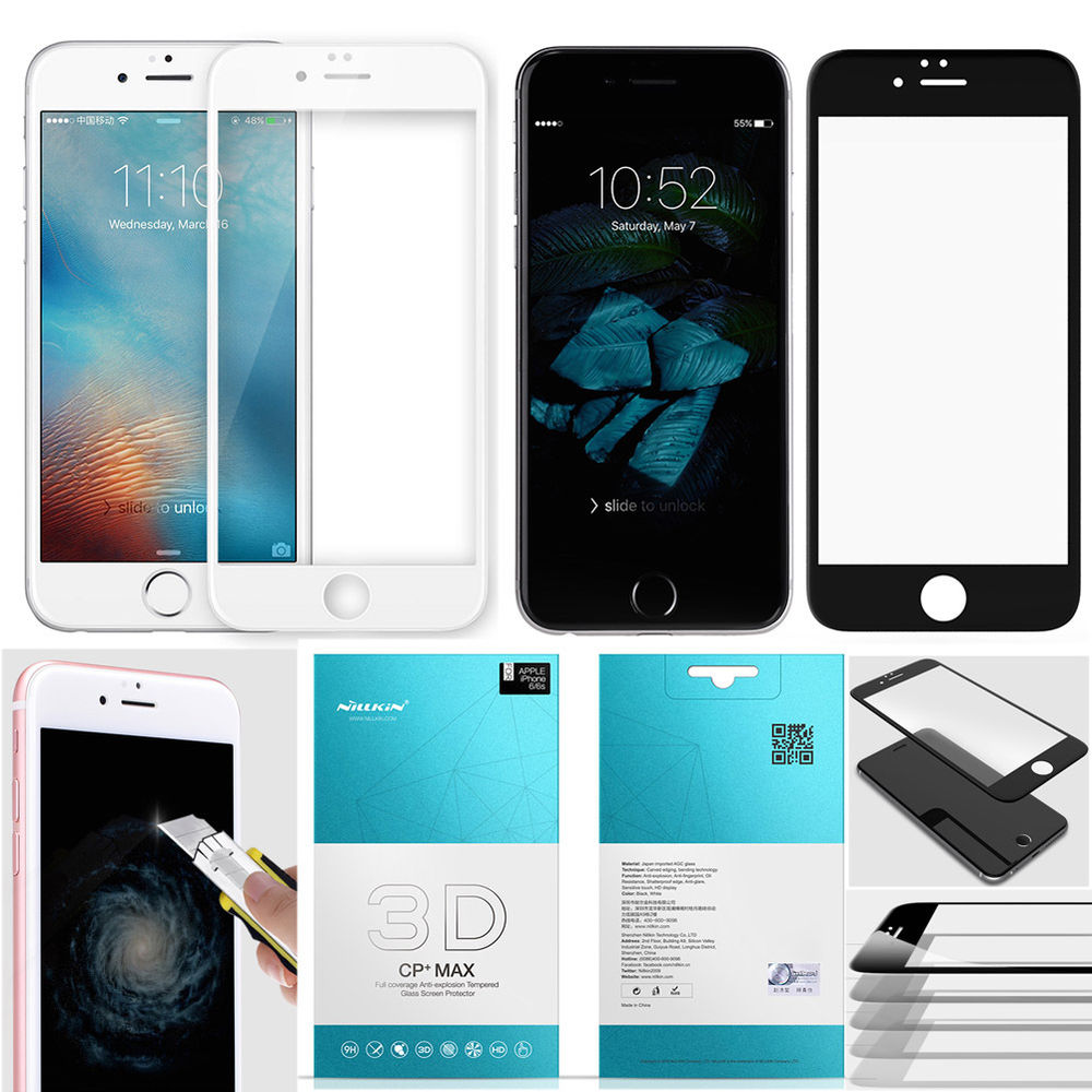Ochranné tvrzené sklo Nillkin 3D CP+ MAX na Apple iPhone 8 / 7 Ochranné tvrzené sklo Nillkin 3D CP+ MAX na Apple iPhone 8 / 7