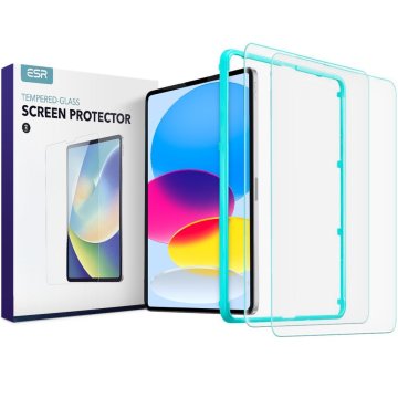 ESR Tempered Glass Screen Protector 2-Pack iPad…