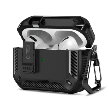 Pouzdro Tech-Protect Carbonox MagSafe Apple AirPods Pro 3 černé