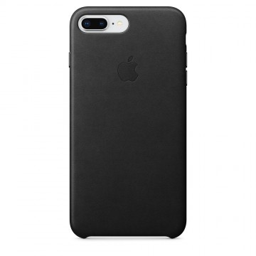 Kožený kryt Apple Leather Case iPhone 8 Plus / 7 Plus Černý (Black) Kožený kryt Apple Leather Case iPhone 8 Plus / 7 Plus Černý (Black)