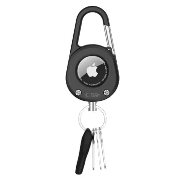 Tech-Protect SlideLock Carabiner Keychain Apple AirTag 1 / 2 černý