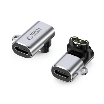 Tech-Protect UltraBoost adaptér USB-C na Garmin Watch šedý