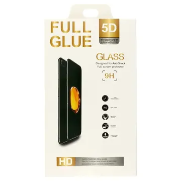 Tvrzené sklo Full Glue 5D iPhone 15 Pro Max černé