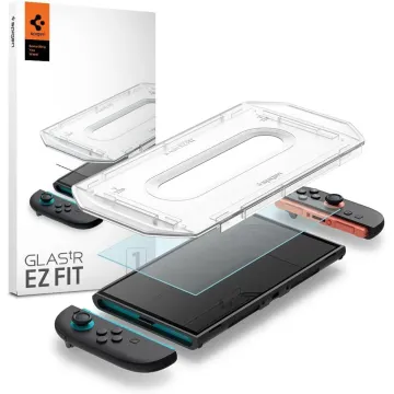 Spigen GLAStR EZ FIT 2-Pack Nintendo Switch 2 čirá