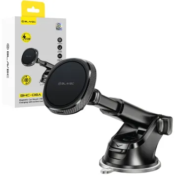 Blavec BHC-06A magnetický držák telefonu do auta s 15W bezdrátovým nabíjením a aktivním chlazením