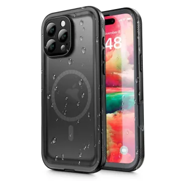 Vodotěsné pouzdro Tech-Protect ShellBox MagSafe IP68 iPhone 16 Pro Max černé