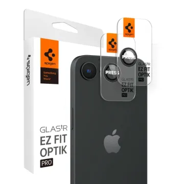 Ochrana objektivu Spigen GLAStR EZ FIT Optik Pro 2-Pack iPhone 17e / 16e černá