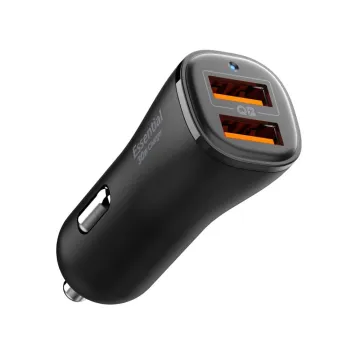 Nabíječka do auta / zapalovače Spigen EV302 ArcStation Essential 30W černá