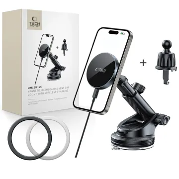 Tech-Protect MM15W-V5 Dashboard & Vent MagSafe držák do auta s nabíjením