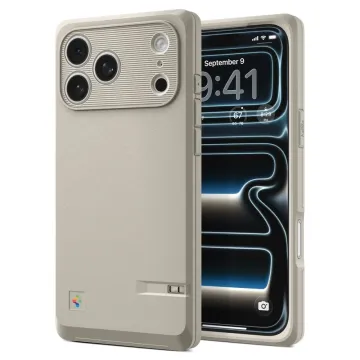 Pouzdro / kryt Spigen Classic LS MagSafe iPhone 17 Pro Max - Stone