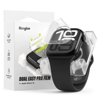 Ochranná fólie Ringke Dual Easy Pro 2-Pack pro Apple Watch 10/11 (42mm) čirá