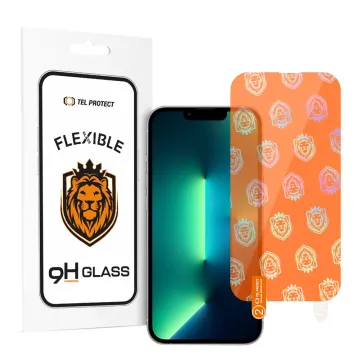 Tel Protect Best Flexible Glass 9H Flexibilní sklo iPhone 17e / 16e / 14 / 13 Pro / 13