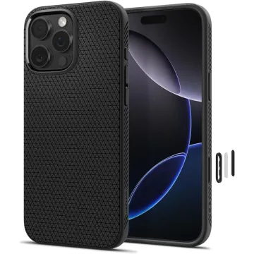 Pouzdro Spigen Liquid Air T MagFit s MagSafe pro iPhone 16 Pro Matte Black