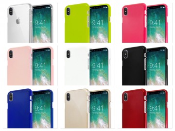 Silikonový kryt Goospery Mercury Jelly Case pro Apple iPhone Xs/X