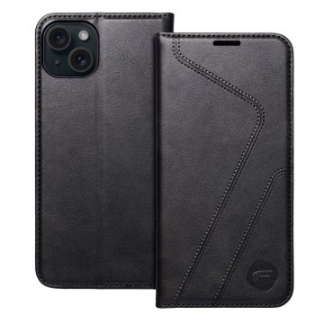 Pouzdro Forcell F-Protect RFID Blocker na iPhone 15 - černé