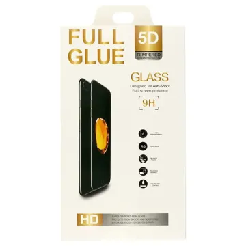 Tvrzené sklo Full Glue 5D iPhone 15 Plus černé