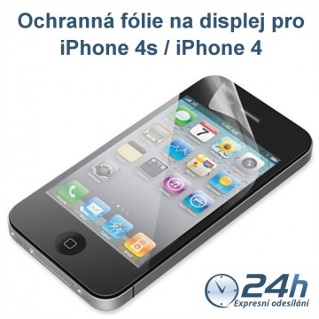 Fólie na displej CLEAR pro iPhone 4s / 4 Fólie na displej CLEAR pro iPhone 4s / 4