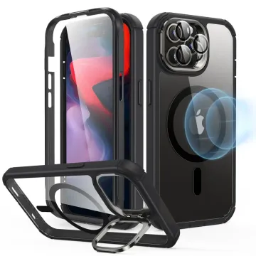 Odolné pouzdro ESR ARMOR TOUGH s MagSafe a stojánkem pro iPhone 15 Pro čiré/černé